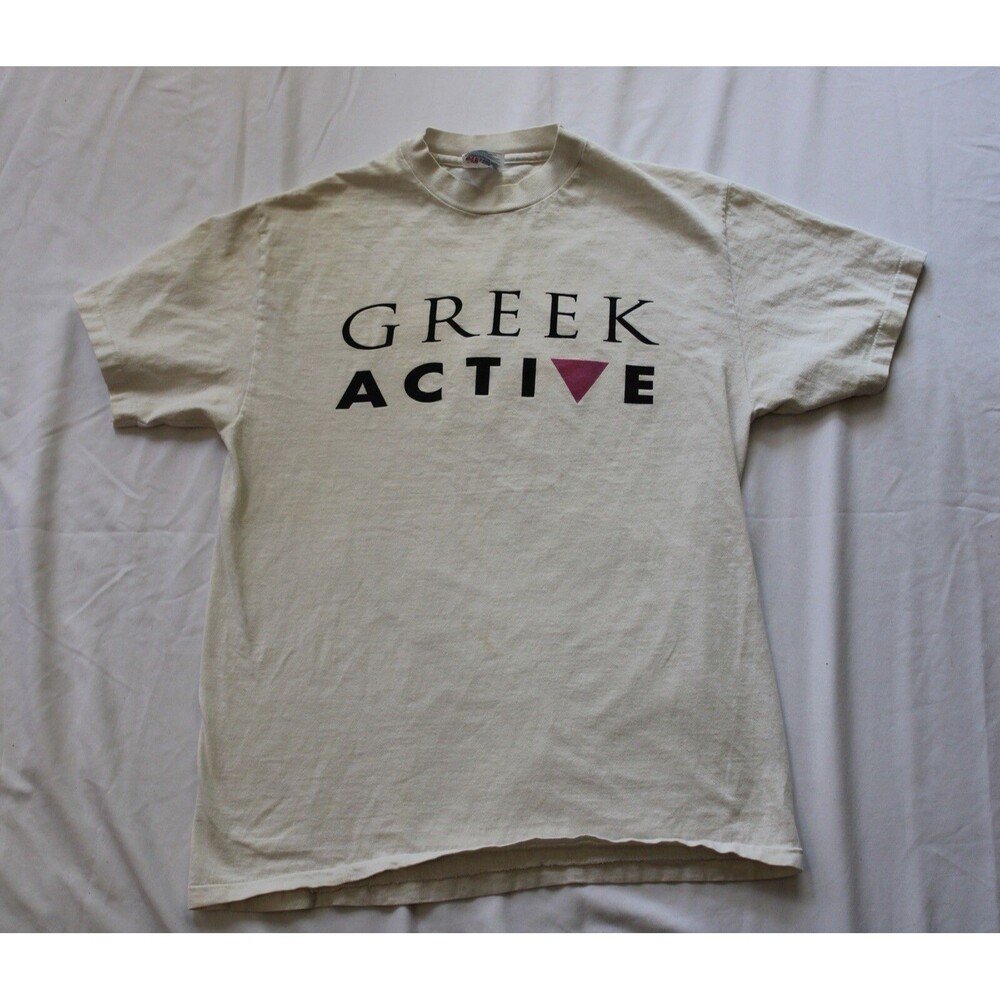 Vintage Hanes Single Stitch Delta Lambda Phi College Fraternity Tshirt